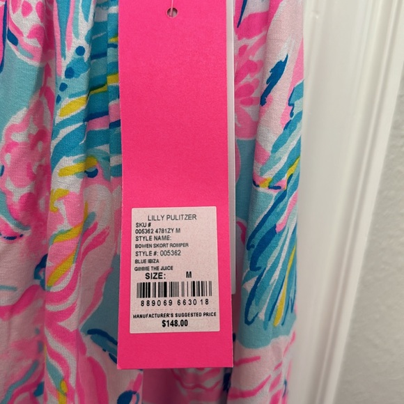 NWT Lilly Pulitzer Bowen Skort Romper in Gimme The Juice - Picture 3 of 4